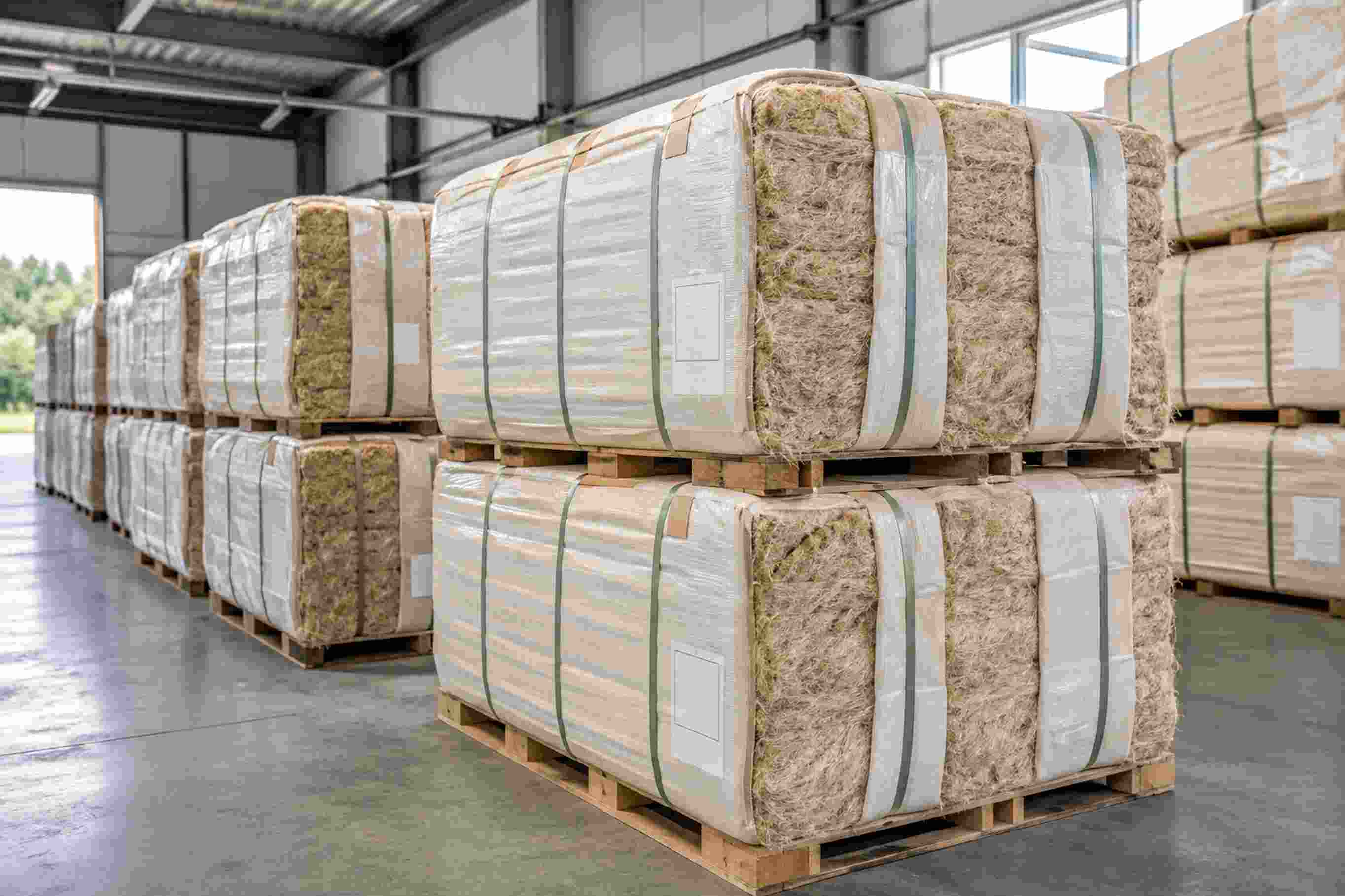 Packaging: Export-Ready Compressed Bales